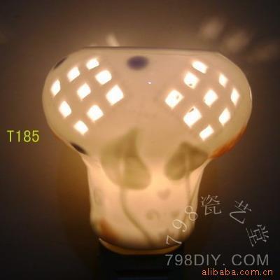 爱的柔光守护 · 蛋形陶瓷小夜灯——温馨夜色的完美伴侣